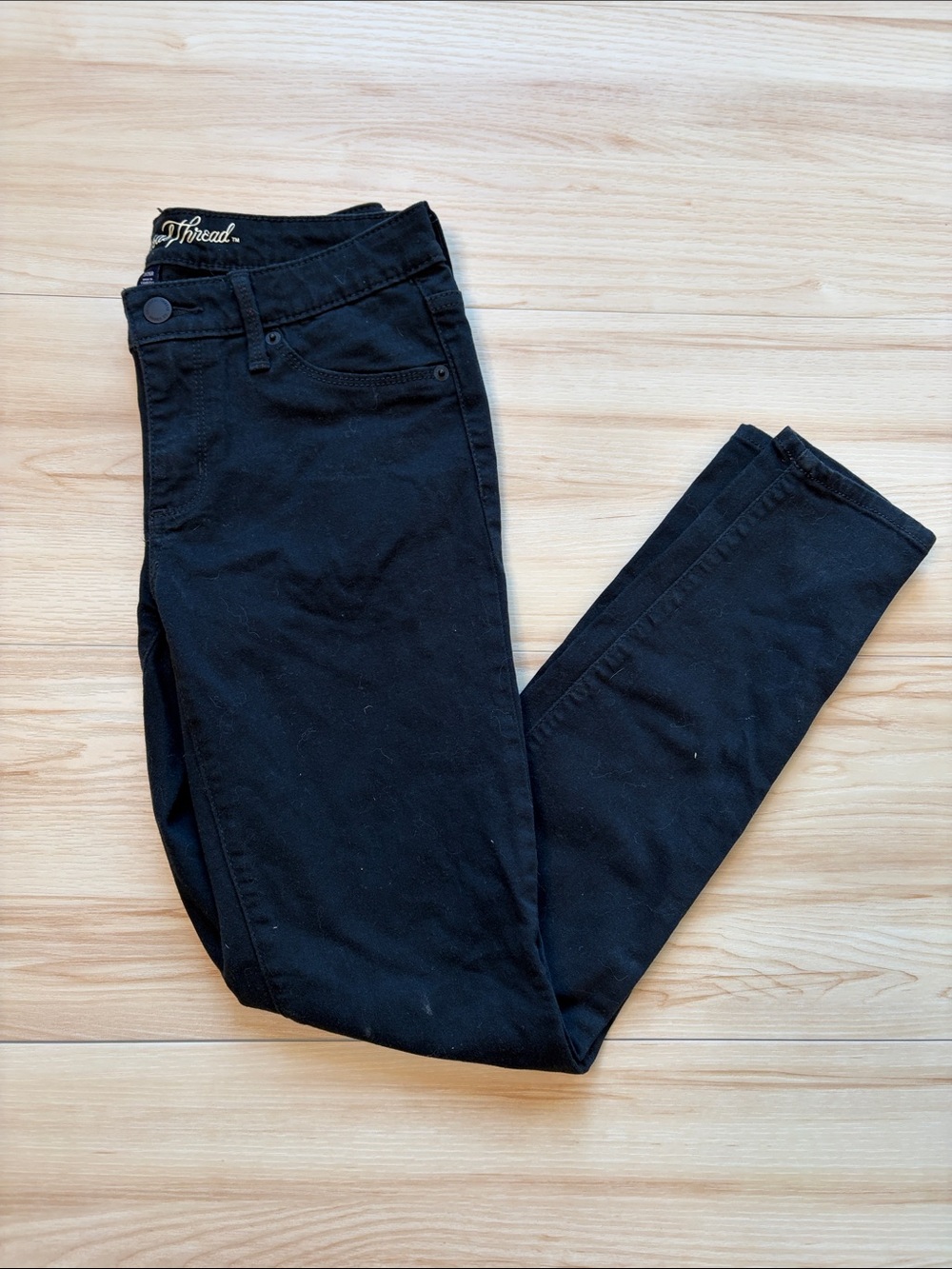 Universal Thread Black High-Waist Skinny Jeans
